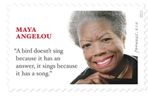 Maya Angelou Forever stamp