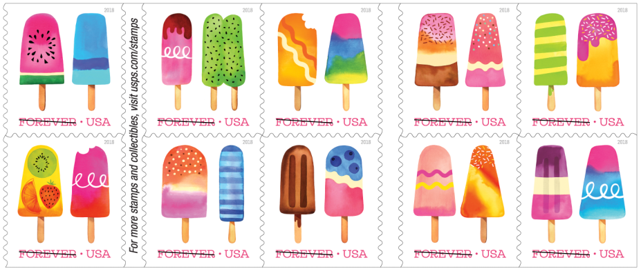 Frozen treats stamp