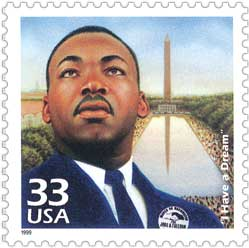 Martin Luther King stamp
