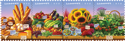 Farmers Market Forever stamps