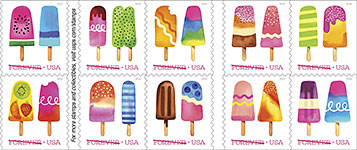 Frozen Treats Forever stamps 
