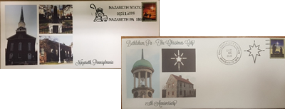 Bethlehem and Nazareth postmarks