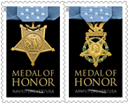 Congressional Medal op Honor stamps