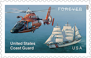 United States Coast Guard Forever stamp United States Coast Guard Forever stamp