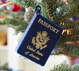 Passport ornament