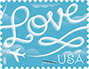 2017 – Love Skywriting Forever stamp