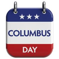 Postal Schedule for Columbus Day