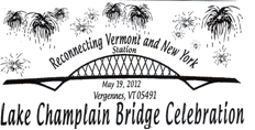 Lake Champlain Bridge postmark