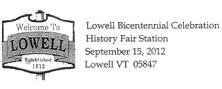 Lowell Post Office Postmark