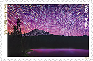 Mount Rainier National Park stamp Mount Rainier National Park stamp