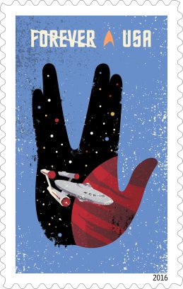 Customer Appreciation Day Star Trek stamps