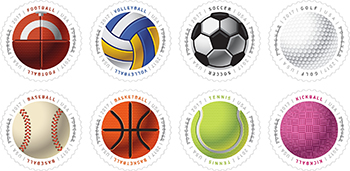 Have a Ball! Forever stamps 