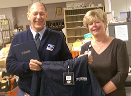 Ranson letter carrier inducted into prestigious “Million Mile Club”