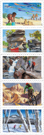 Enjoy the Great Outdoors stamps