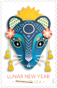 Lunar New Year: Year of the Rat stamp