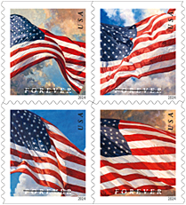 new U.S. Flag stamps