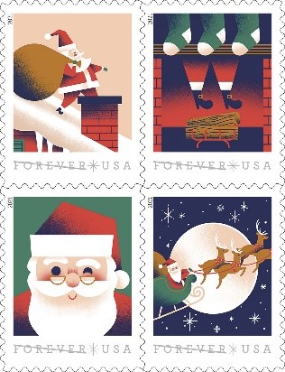 A Visit From St. Nick  Forever Stamp