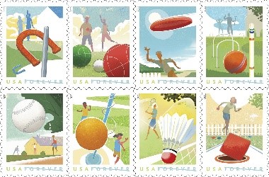Backyard Games Forever stamps