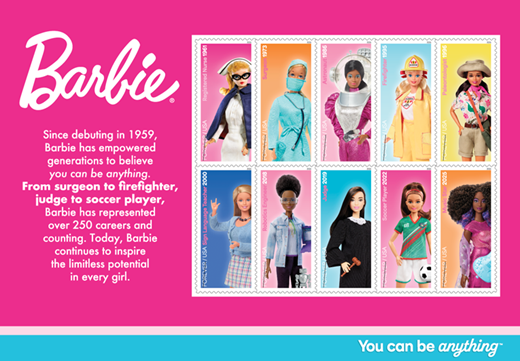 Barbie New Stamps