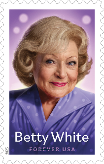 A look at the new stamp paying tribute to Betty White.