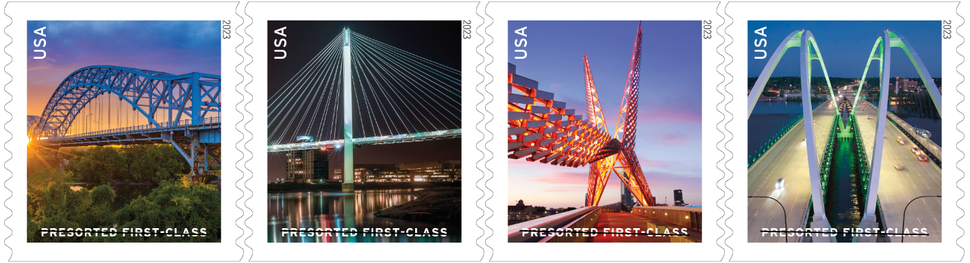Spectacular Bridges Pre-sorted Stamps