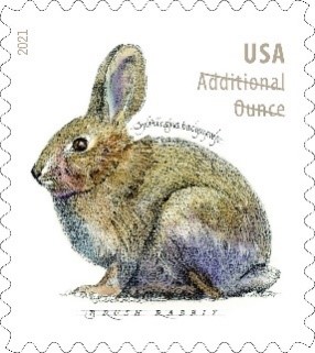 Brush Rabbit stamp