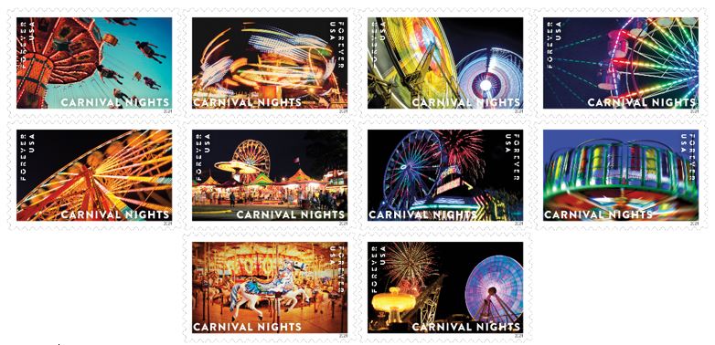 Carnival Nights stamps