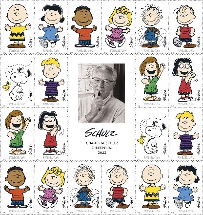 Cartoonist Charles M. Schulz's Birth With New Forever Stamps