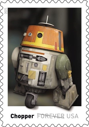 USPS STAR WARS STAMPS 2021 DROIDS FOREVER FULL SHEET OF 20 RELEASED/SOLDOUT 5/4