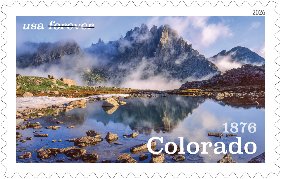 Colorado Statehood Stamp