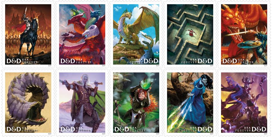 Dungeons & Dragons stamps