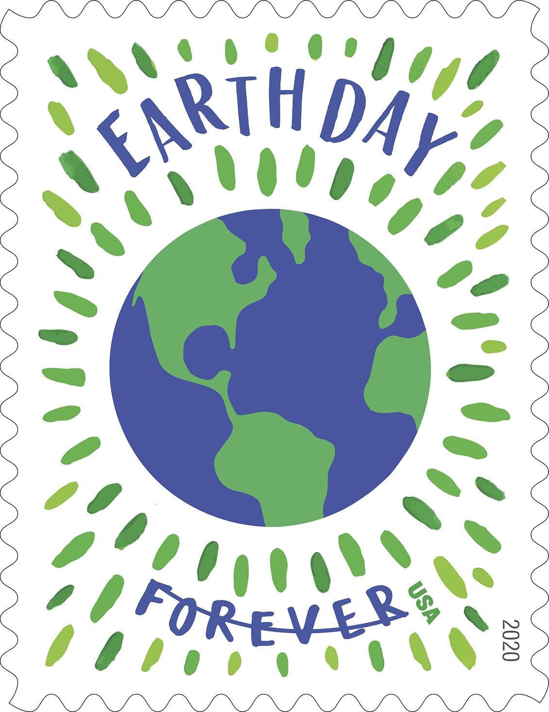 earth day forever stamp