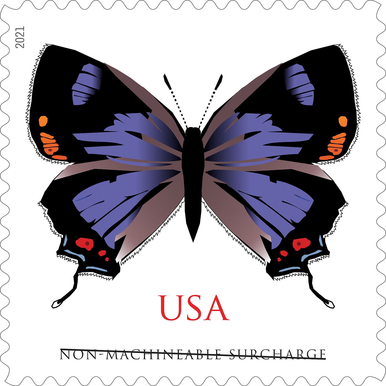 Hairstreak Butterfly stamp