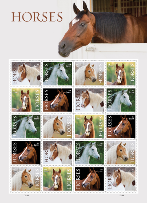 Horses Gallop Stamps