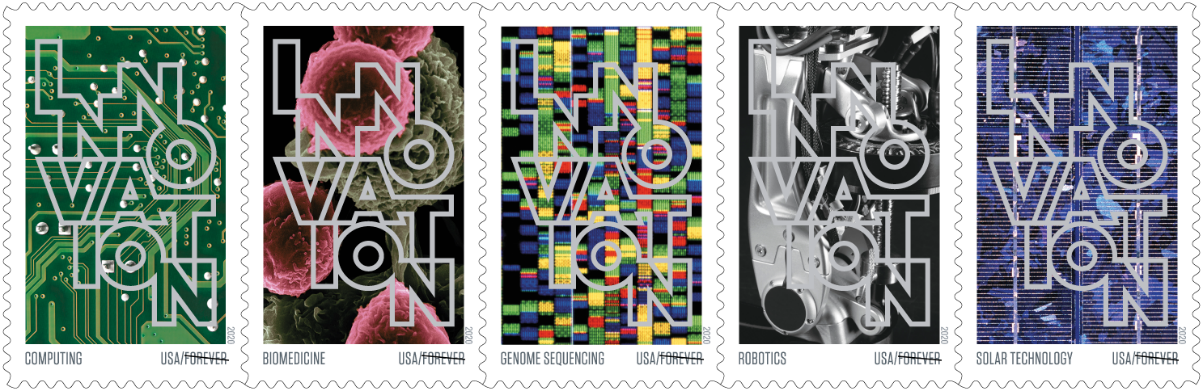 Innovation Forever stamps