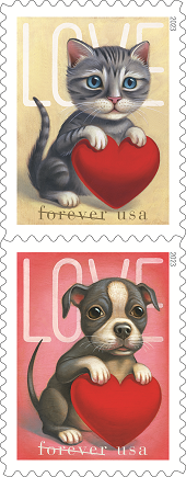 New Love 2023 Forever Stamps