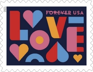 New LOVE series  stamp