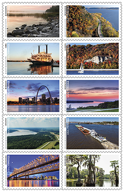 Mighty Mississippi Forever Stamps