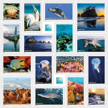 national marine sanctuaries Forever stamps