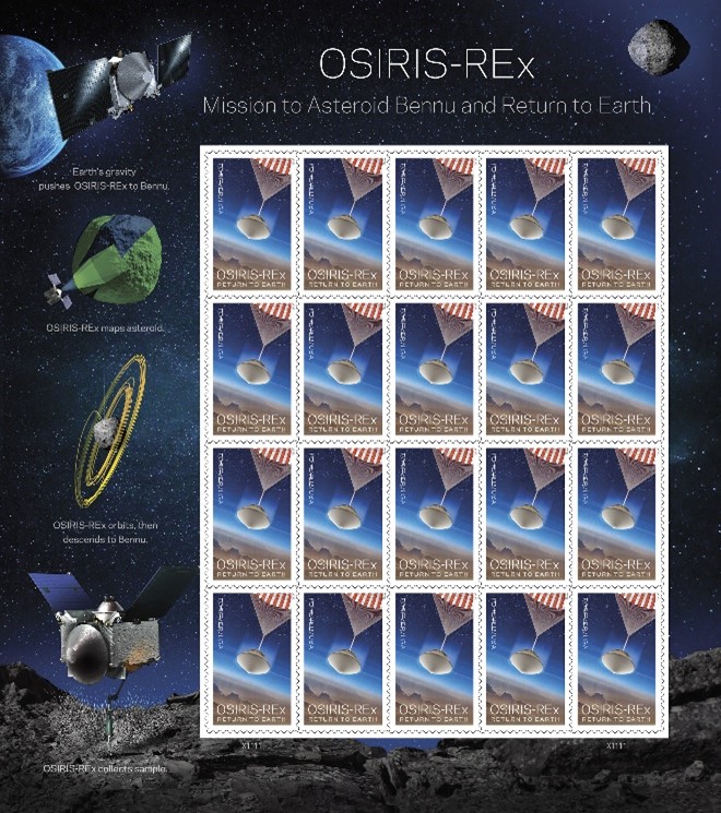 OSIRIS-REx Stamps