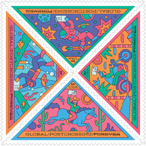 Postcrossing Stamp