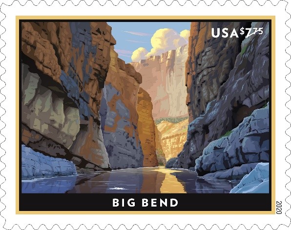Big Bend Priority Mail stamp