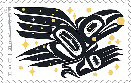 the Raven Story Forever stamp