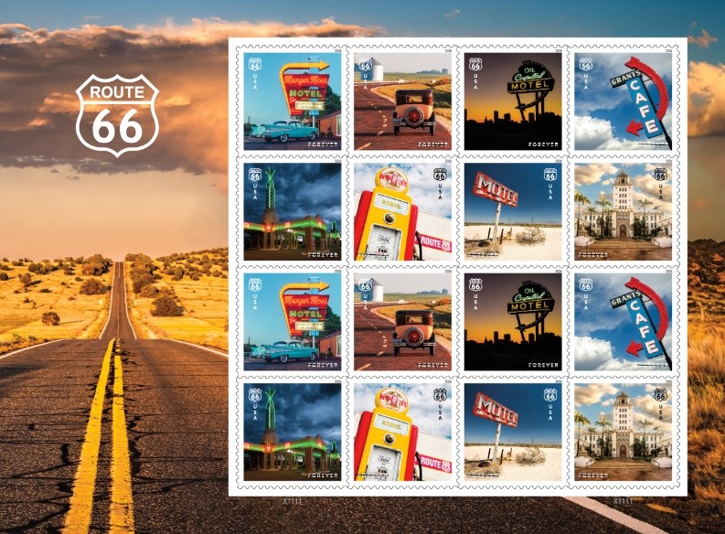 Route 66 Stamps