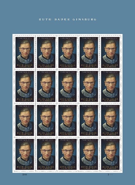 U.S. Postal Service to Unveil Stamp Honoring Ruth Bader Ginsburg - Newsroom  