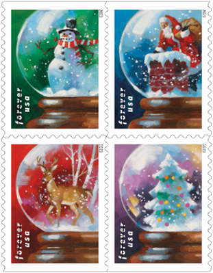 Snow Globe Stamps