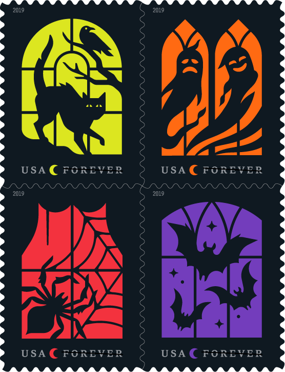Spooky Silhouettes stamps
