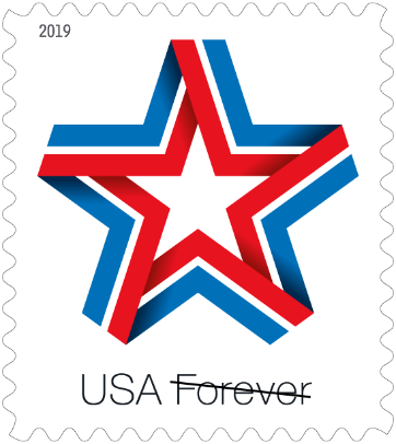 Star Ribbon Forever stamp