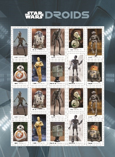 New Droids Stamps