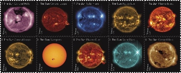 Sun Science stamps